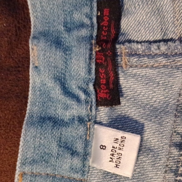 HOUSE OF FREEBOM WOMENS JEANS SIZE 8.wide leg. - Picture 5 of 6